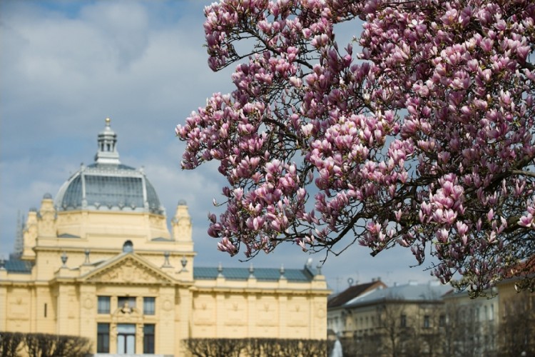 Мартовский день 2016 года в Загребе