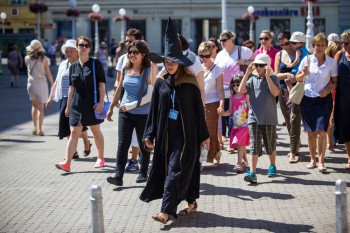 Туристы в Загребе