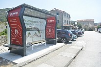 Первая автобусная смарт-остановка в Дубровнике: Фото: Dulist.hr